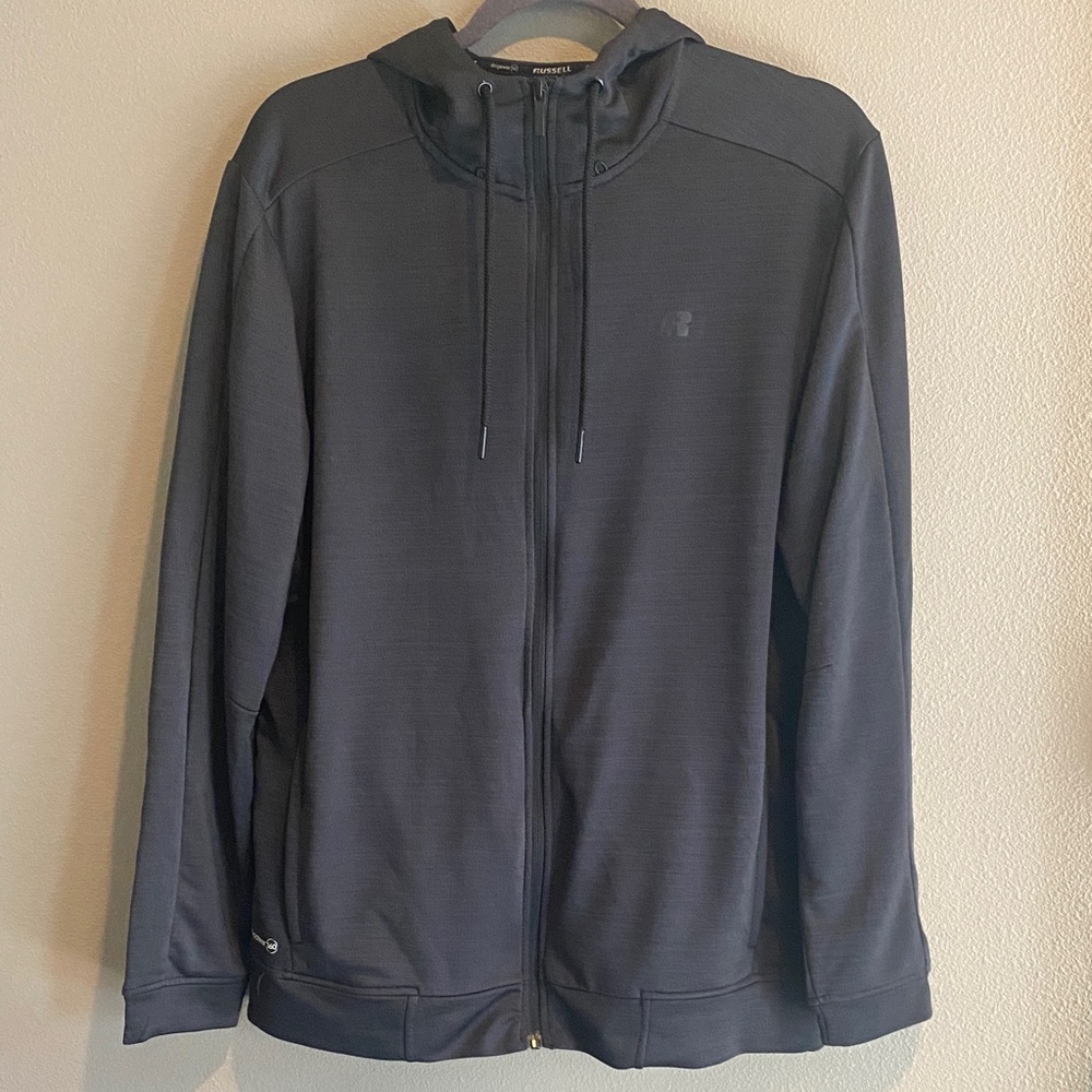 Russell Athletic Charcoal Men's Hoodie Jacket